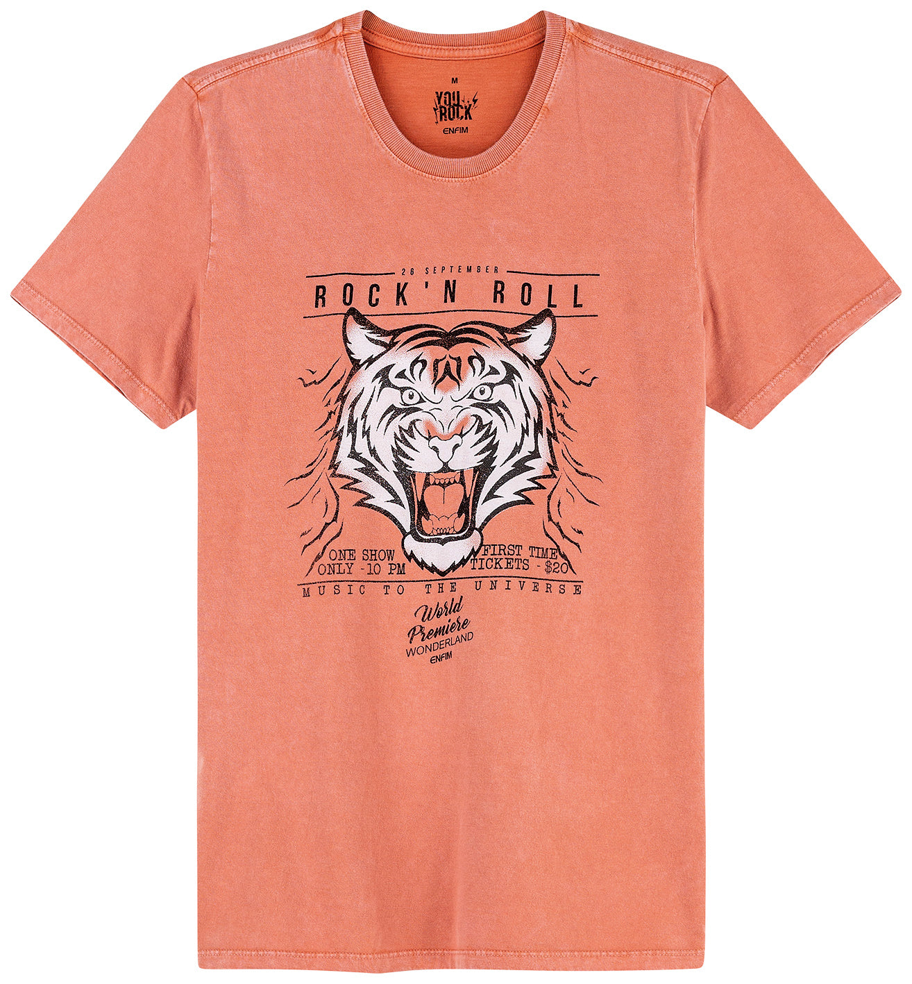 Camiseta tigre Rock Roll