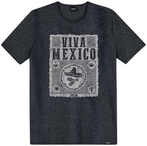 Camiseta manga curta Viva México