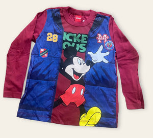 Camiseta manga longa Mickey
