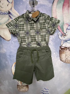 Conjunto Camisa/Bermuda Infantil Menino