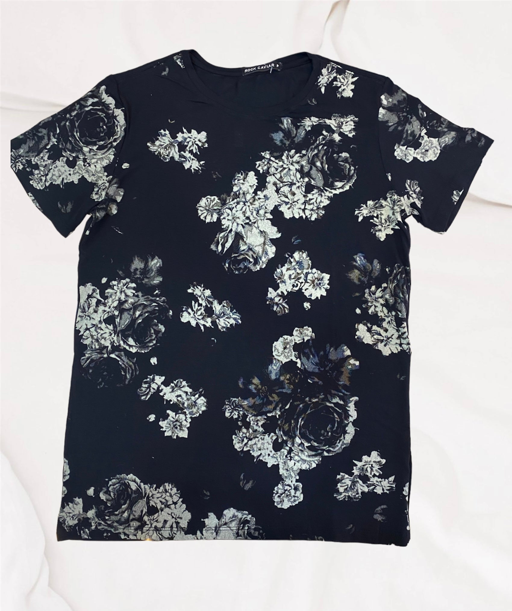 Camiseta manga curta floral